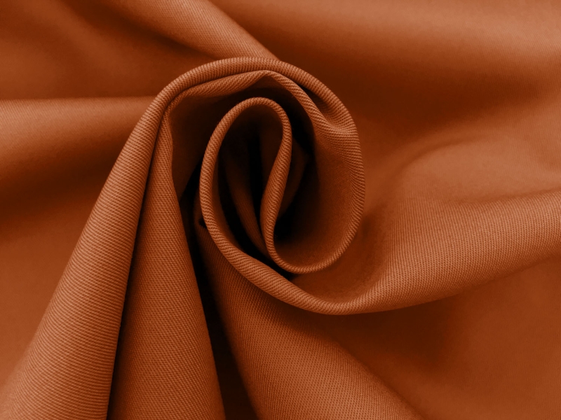 Combed Cotton Fineline Twill in Cinnamon 1