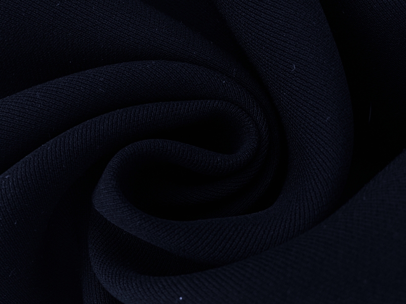 Viscose Crepe in Midnight Navy0