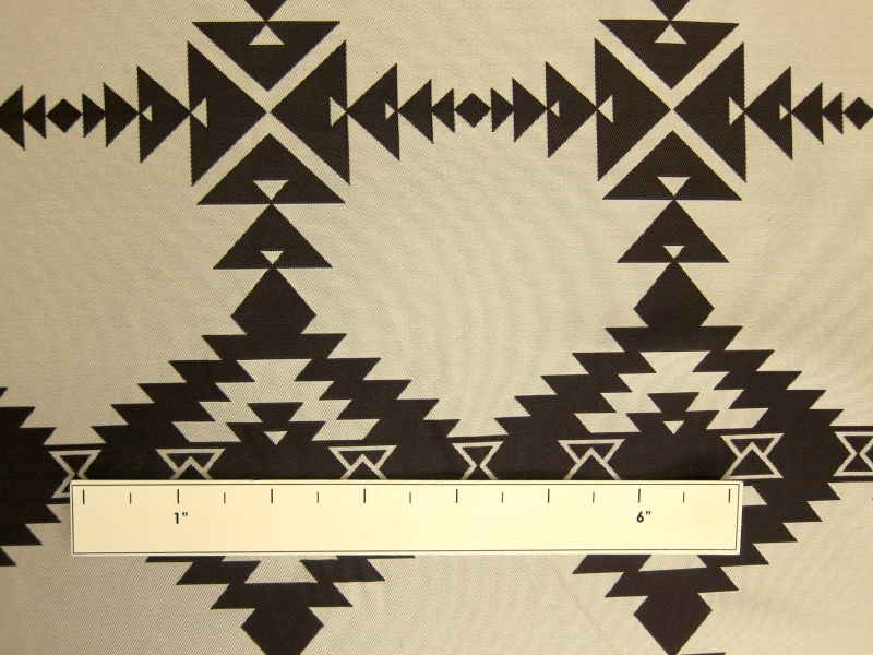 Printed Silk Blend Warp Zibeline1