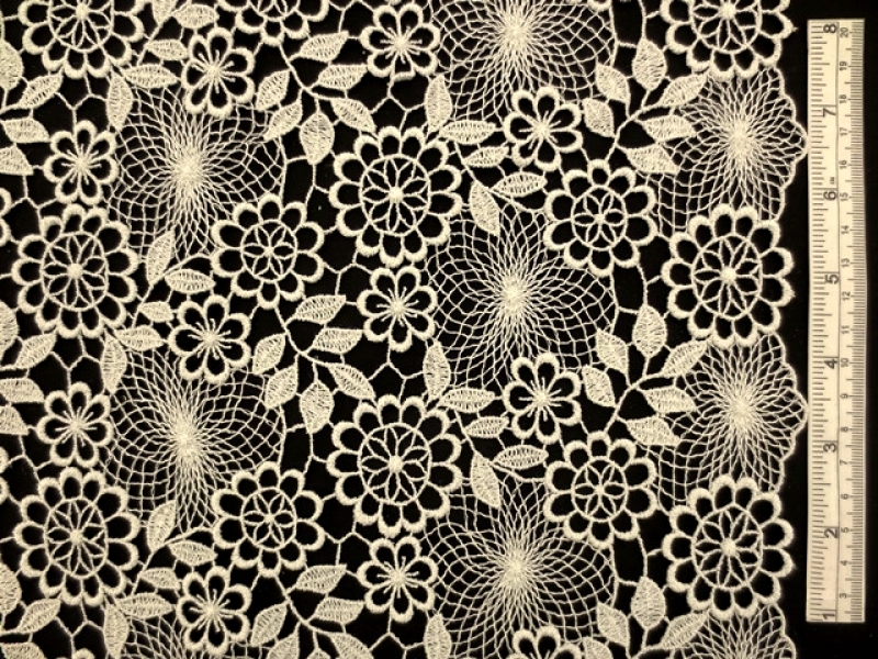 Metallic Guipure Lace0