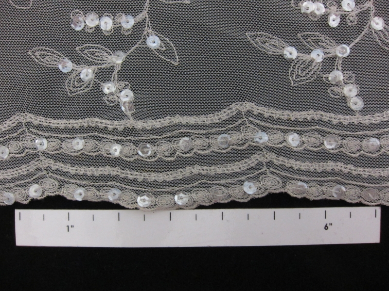 Embroidered Illusion with Hand Sewn Sequins1