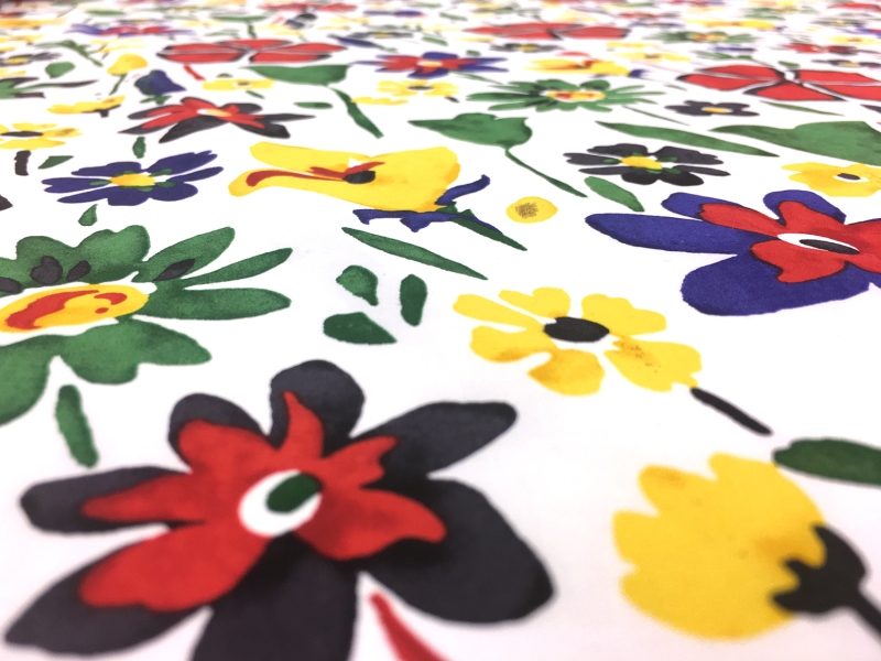 Cotton Poplin Floral Print2