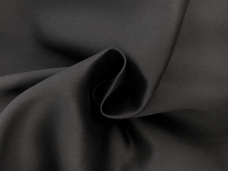 Polyester Mikado in Charcoal1