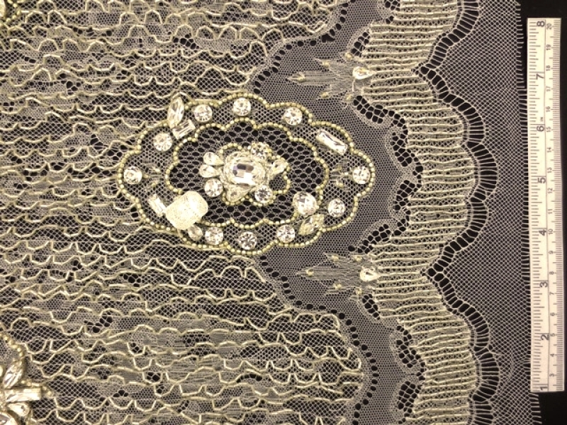 Beaded Chantilly Lace0