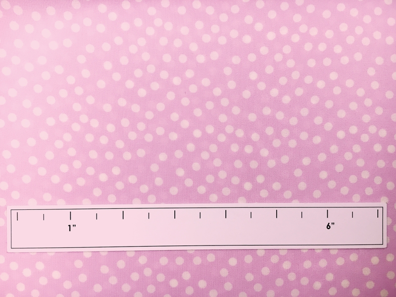 Printed Silk Crepe de Chine with Dots1