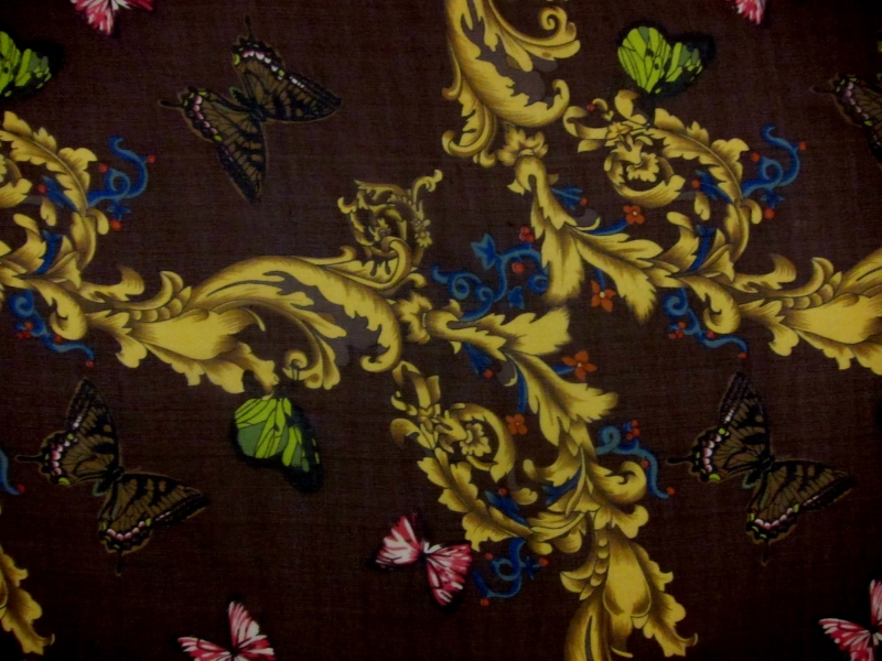 Printed Silk Chiffon0