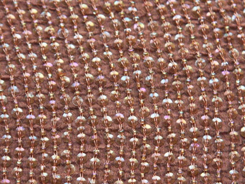 Sequins on Silk Chiffon2