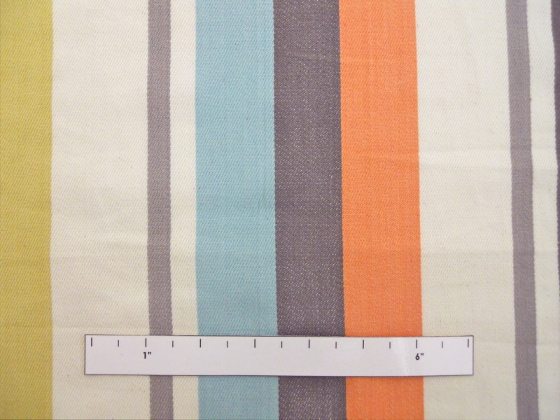 Cotton Woven Stripe in Vintage Multi1