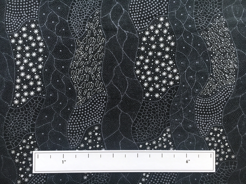 Australian Cotton Print With Aboriginal Motif3