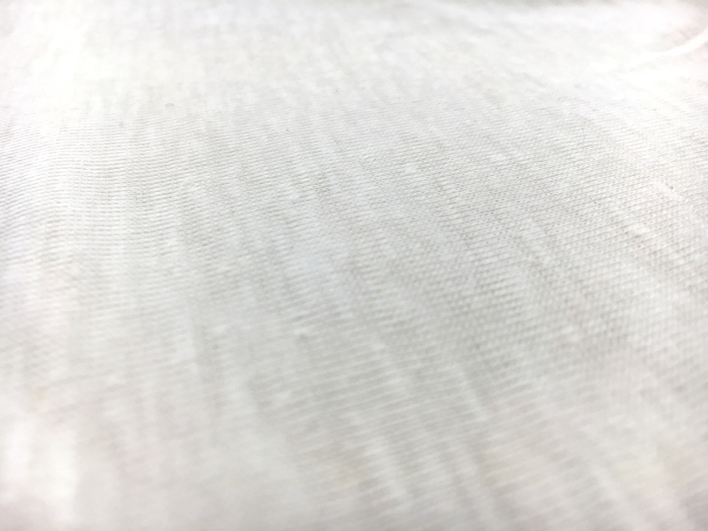 Linen and Rayon Knit in Off White0