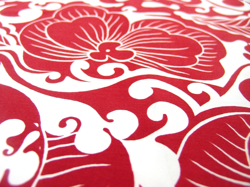 Printed Silk Charmeuse 1