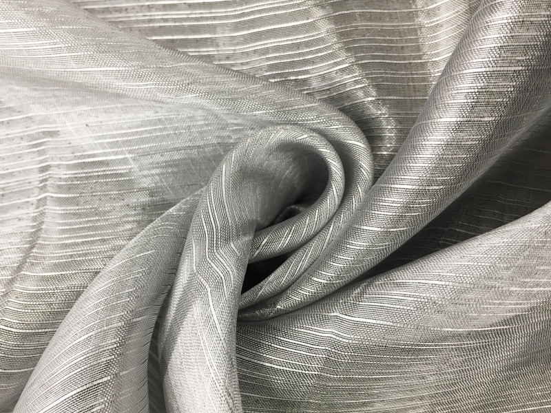 Metallic Coated Polyester Crystal Organza0