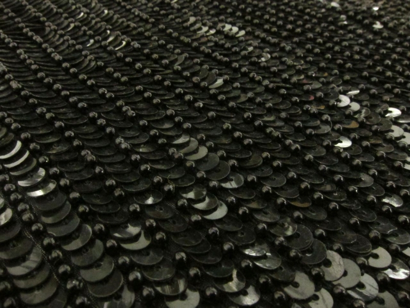 Sequins and Beads on Silk Chiffon2