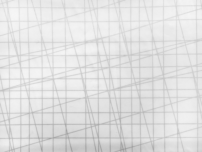 Cotton Broadcloth Metallic Grid Print in White0