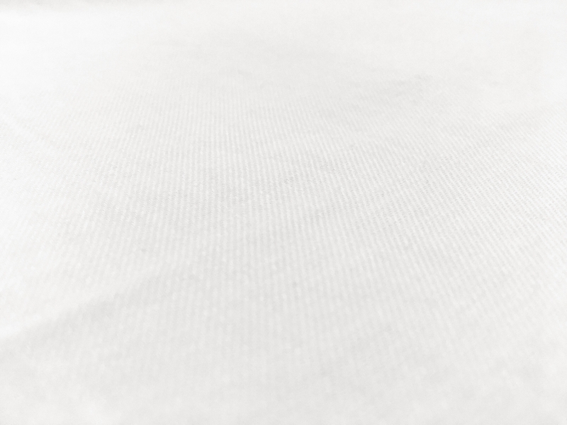 Japanese Cotton and Linen Twill Gauze in White0