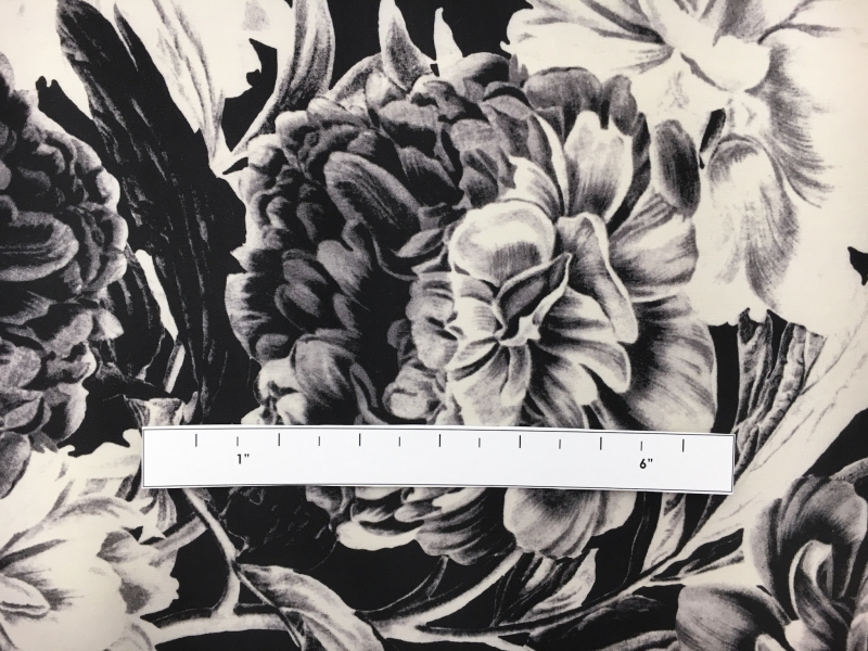 Printed Silk Satin Organza 1