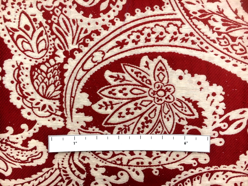 Extra Wide Doubleface Jacquard Large Paisley Pattern1