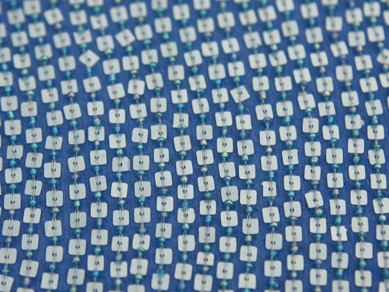 Sequins on Silk Chiffon2