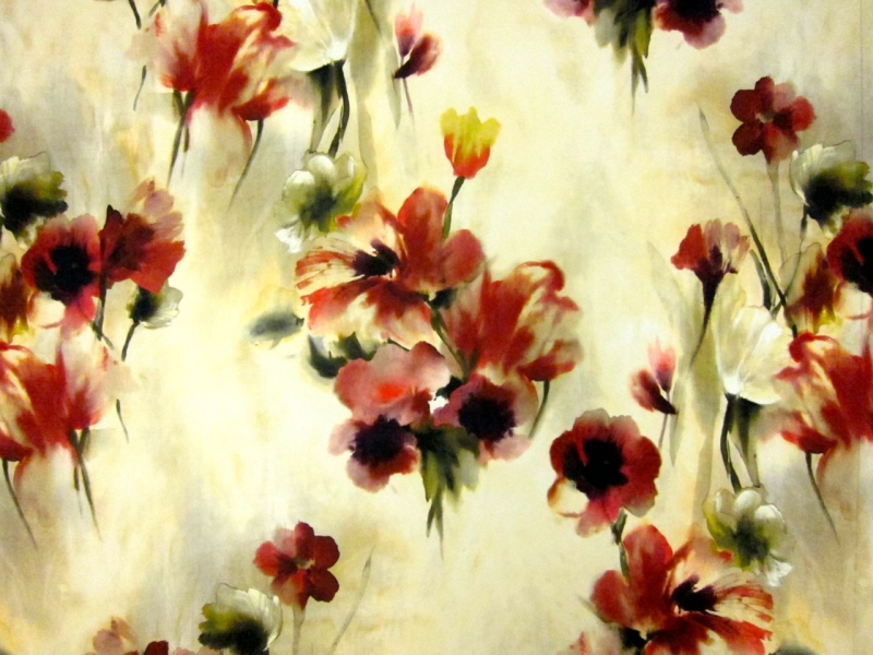 Printed Silk Mikado0