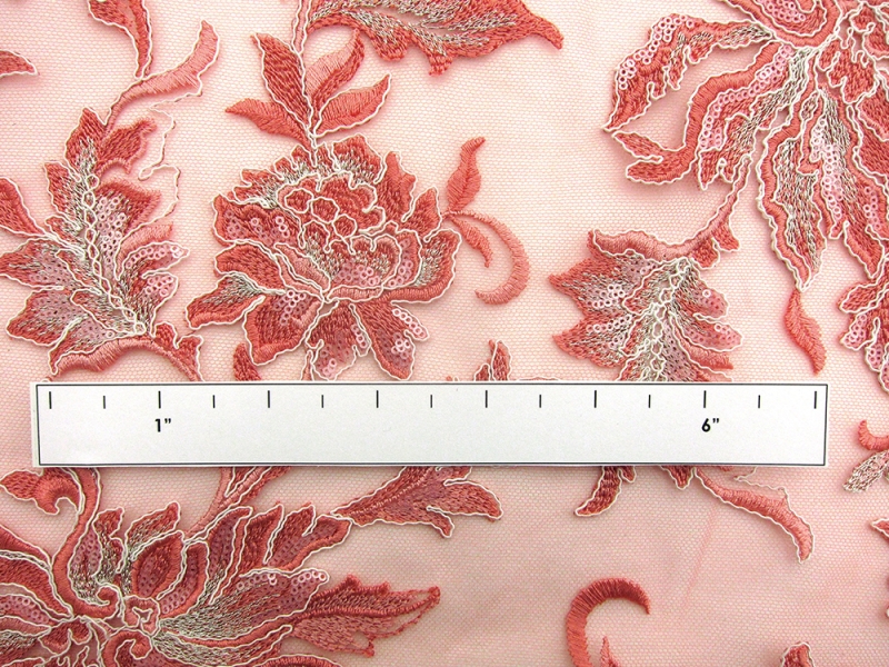 Mini Sequins and Embroidery on Tulle2