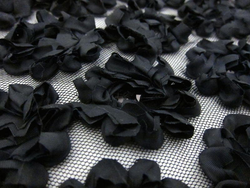 Ribbon Embroidery and Sequins on Illusion2