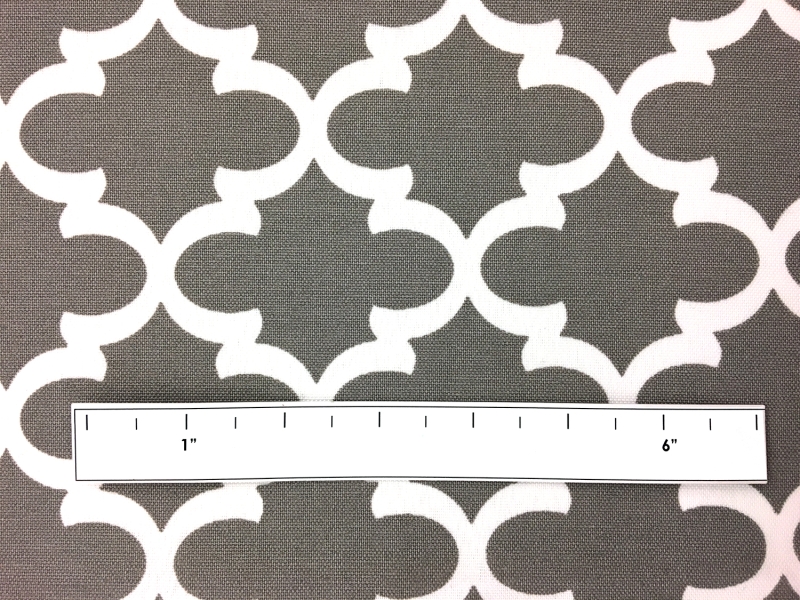 Outdoor Spun Polyester Canvas with Geometric Print 1