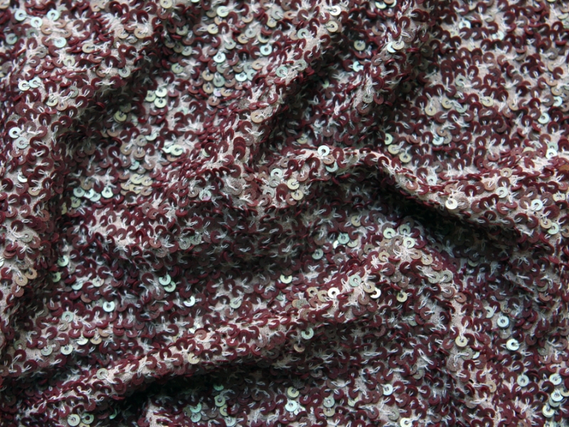 Sequins on Silk Chiffon3
