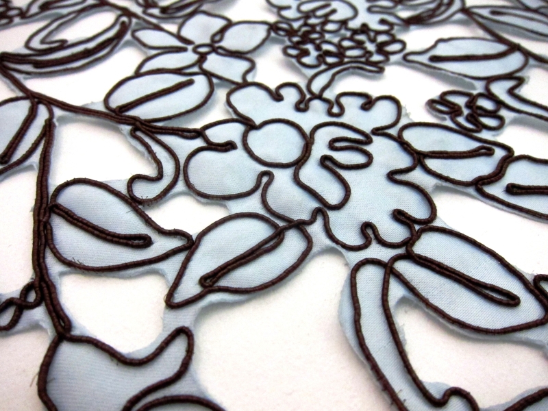 Laser Cut Corded Satin 2