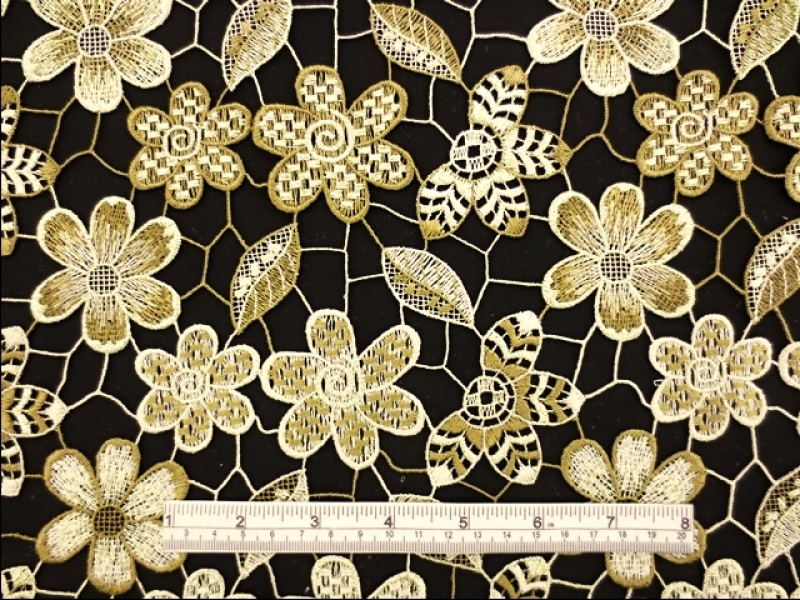 Metallic Guipure Lace1