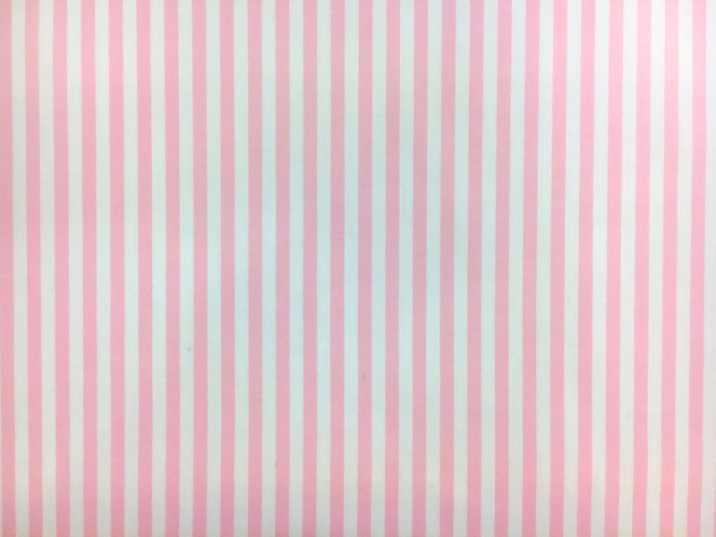 Pima Cotton Shirting Stripe in Pink0
