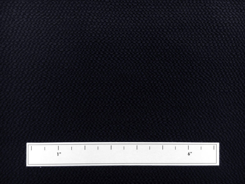 Italian Stretch Virgin Wool Seersucker Crepe in Navy2