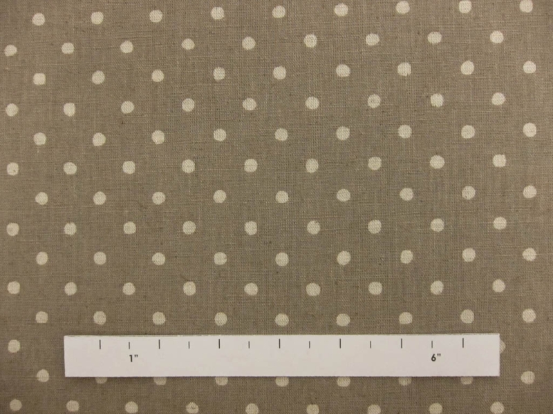 Japanese Cotton Linen Polka Dot Print1