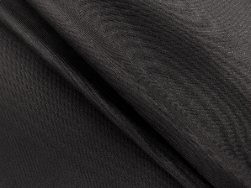 Linen Cotton Lycra Blend in Black2