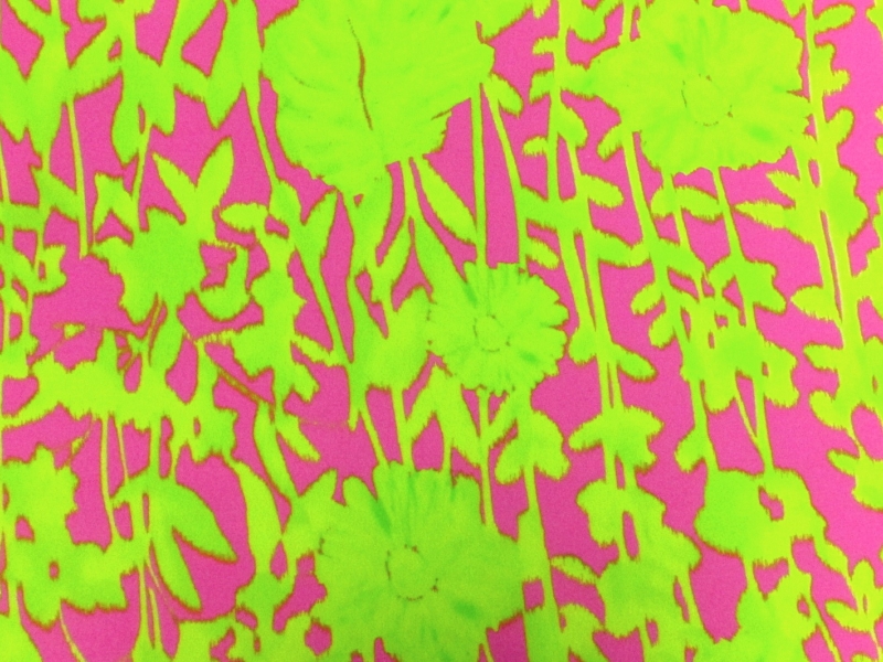 Printed Silk Mikado0