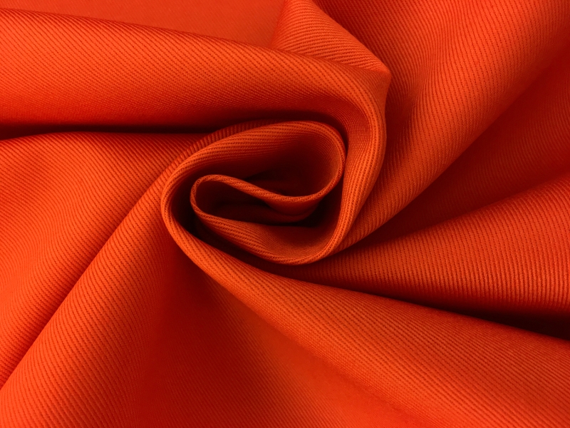 Japanese Cotton Kobe Twill in Flame1