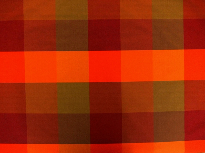 Pure Silk Taffeta Check0