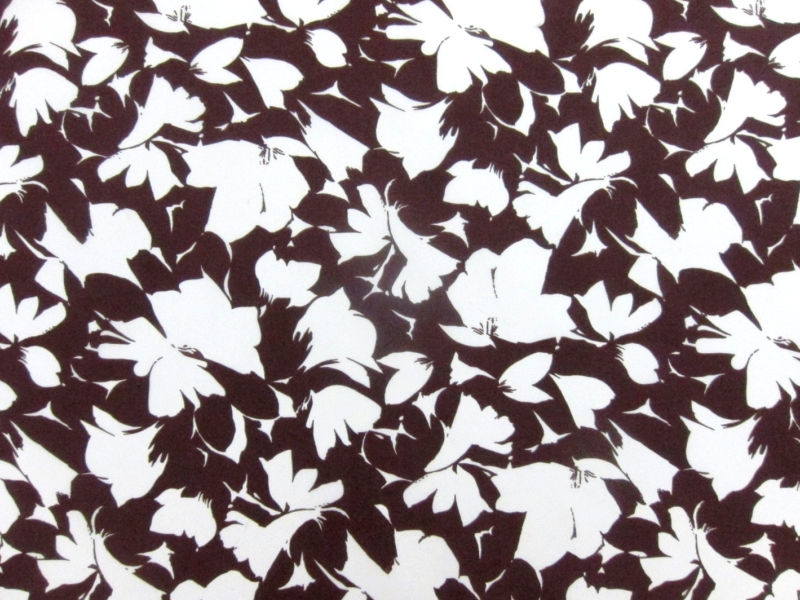 Printed Silk Satin Organza0