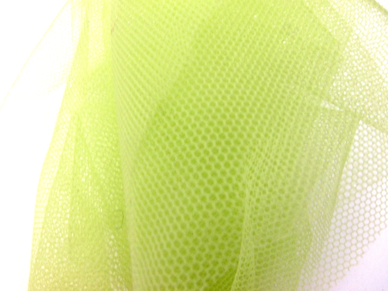 Italian Nylon Tulle in Verde Mela1