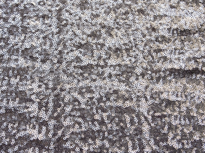 Mini Sequins on Stretch Tulle0