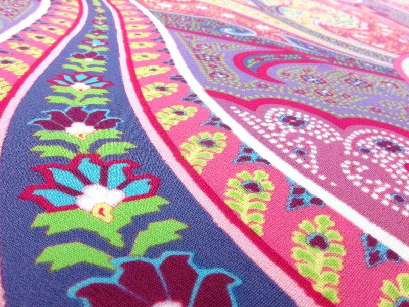 Printed 3Ply Silk Crepe2