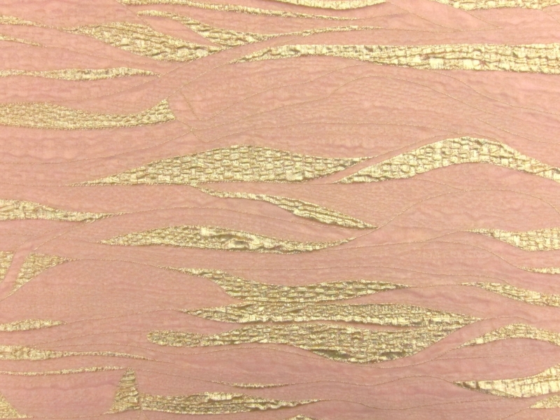 Stretch Metallic Cloqué0