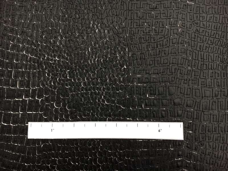 Embroidered Pleather on Tulle1