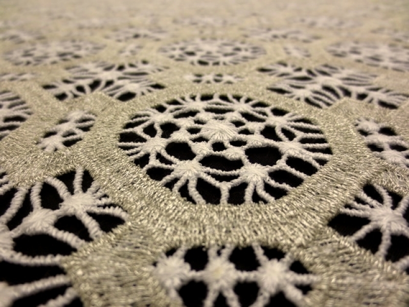 Metallic Guipure Lace2
