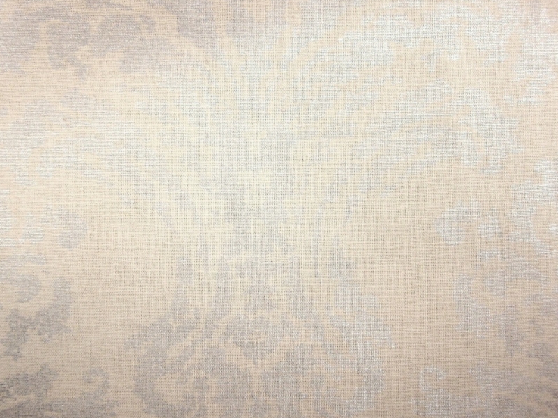 Cotton Linen Foil Print0