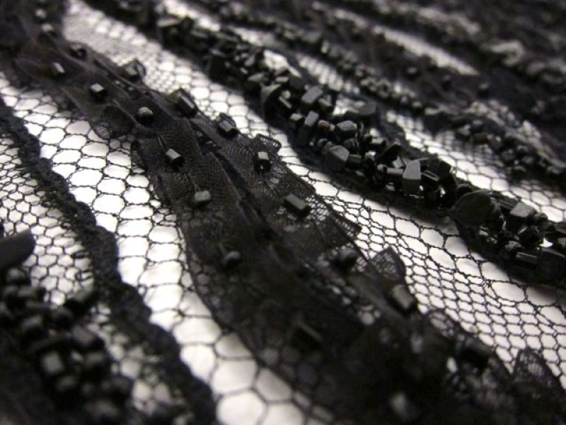 Ribbon Beads and Stones on Novelty Lace2