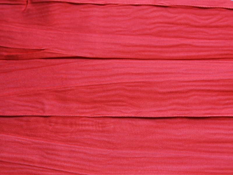 Crinkled Iridescent Rhodia Satin0