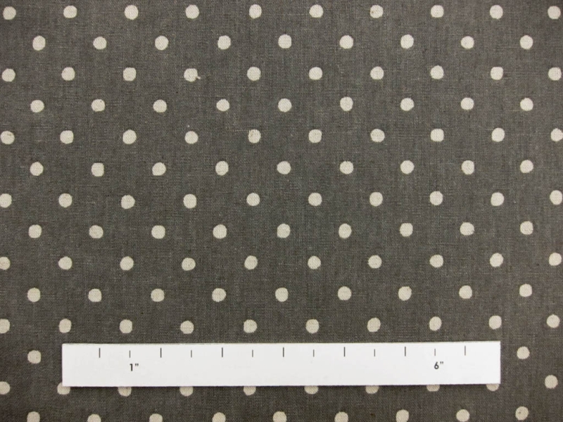 Japanese Cotton Linen Polka Dot Print1
