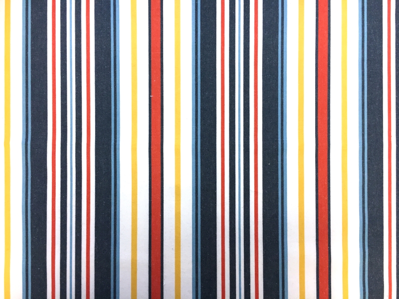 Cotton Upholstery Woven Stripe0