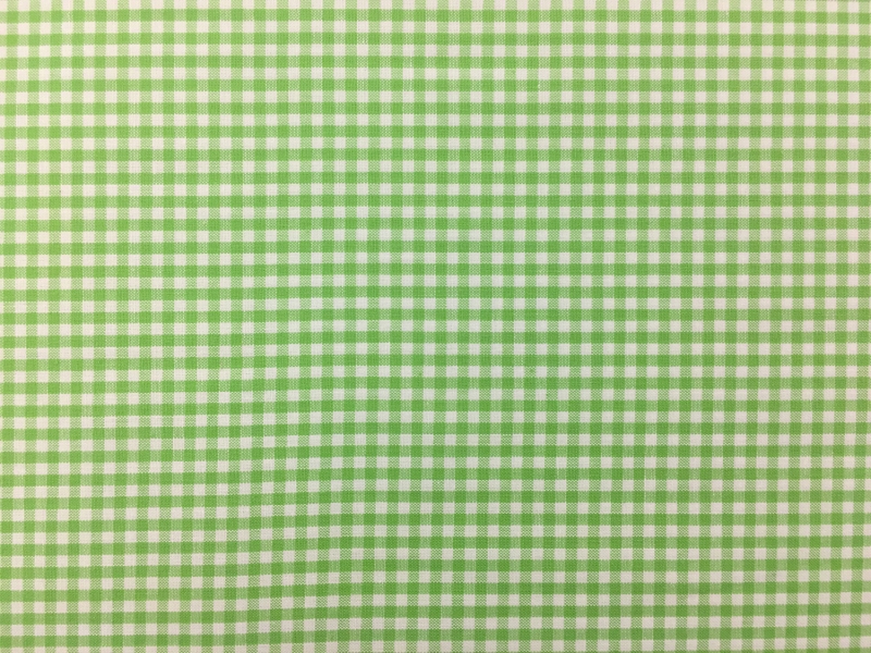 Carolina Cotton Gingham in Lime0