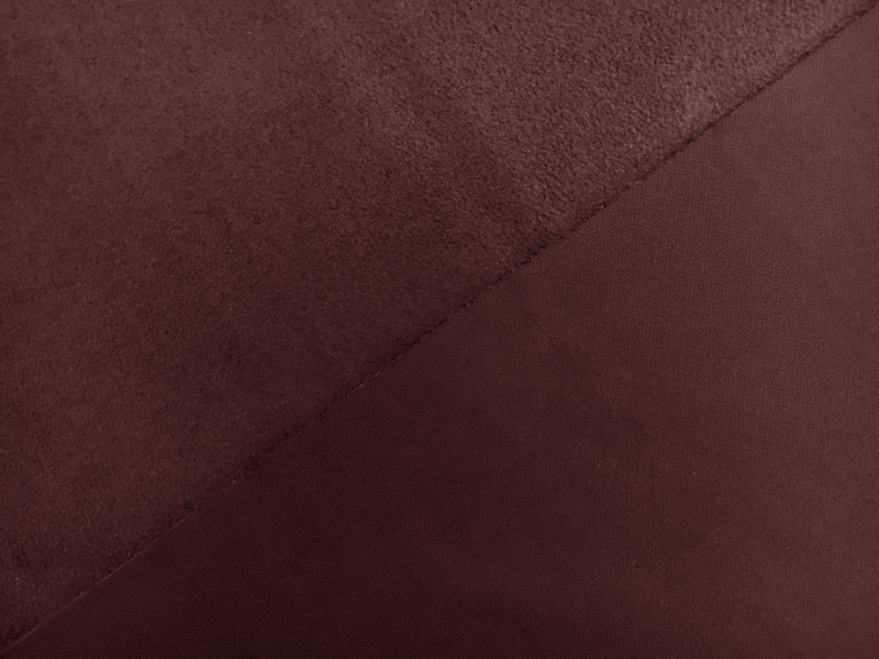 Stretch Suede with Scuba Backing in Burgundy1